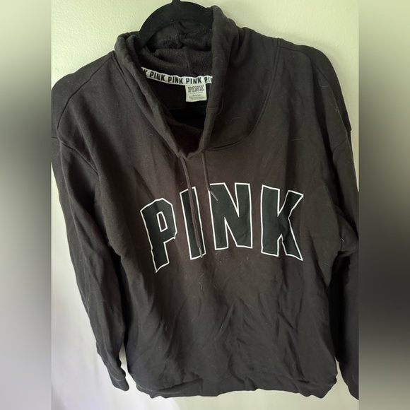 VS PINK cowl neck sweatshirt, size M - Picture 4 of 5